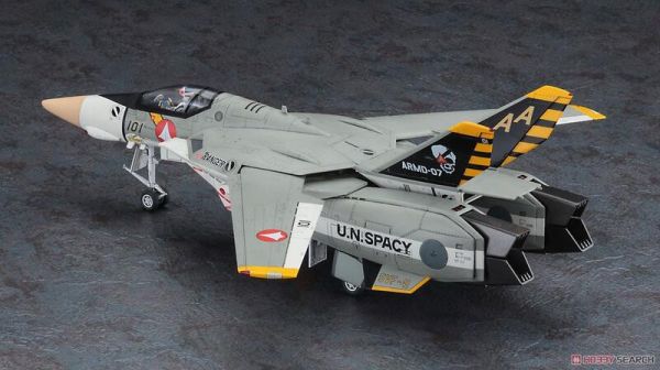HASEGAWA 長谷川 1/48 超時空要塞 VF-1J 超級/打擊 女武神 SVF-41 黑王牌 