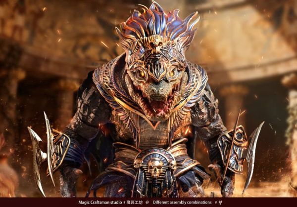 預購26年Q3 魔匠工坊 亂神殿系列 原創鱷魚 埃及 索貝克 荒漠巨鱷 1/12 可動 0206 