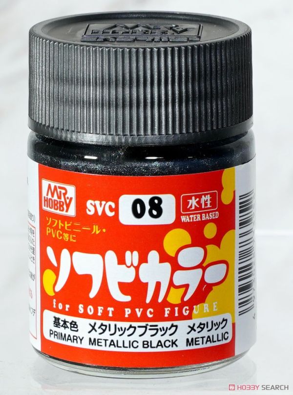 郡氏 GSI 水性漆 SVC系列 軟膠專用水性漆 18ml 