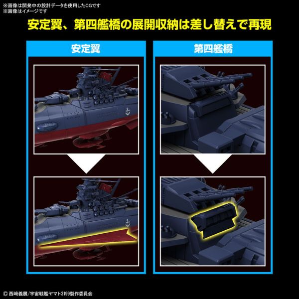 預購11月 萬代 1/1000 宇宙戰艦大和號3199 第3次改裝型:參戰章敘勛儀式紀念塗裝 組裝模型 