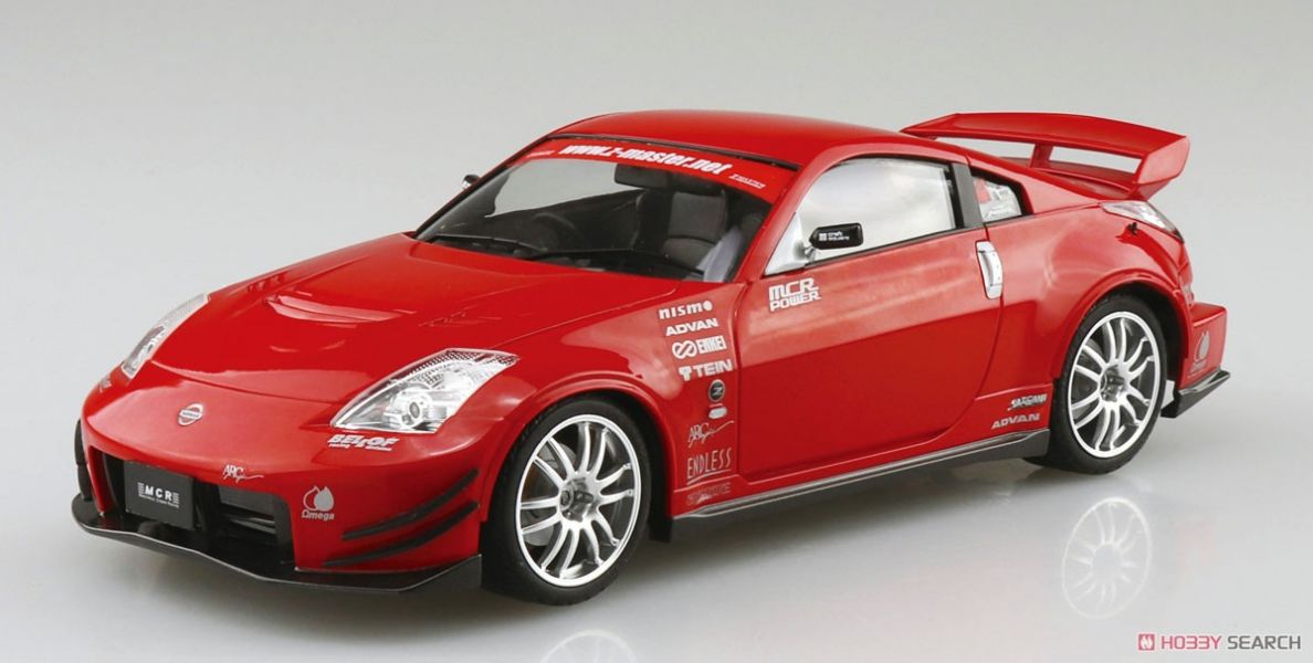 青島社 AOSHIMA 1/24 汽車模型#68 日產 MCR Z33 Fairlady Z '05 組裝模型 