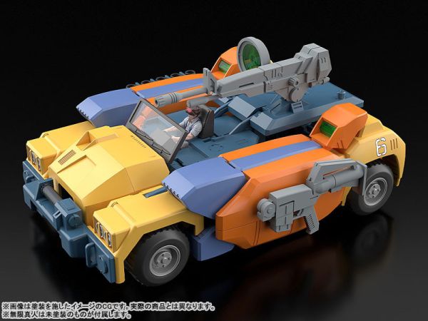 預購8月 GSC 組裝模型 MODEROID 超時空騎兵 萬能吉普車 