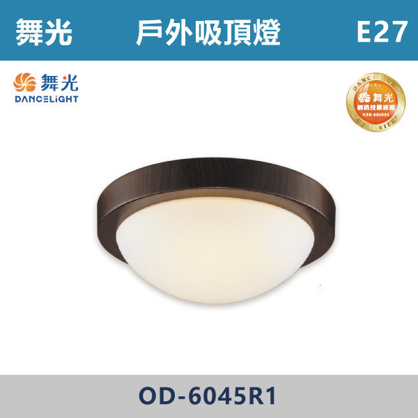 【舞光】E27 戶外吸頂燈 -戶外照明- OD-6045R1 舞光,戶外照明,E27,光源另計,照樹燈,花園,公園,草皮,景觀,步道燈,插地燈,庭院投光燈,庭院,別墅,造型柱壁燈,壁燈,柱燈,柱子,大樓,電梯大樓,吸頂燈,戶外吸頂燈