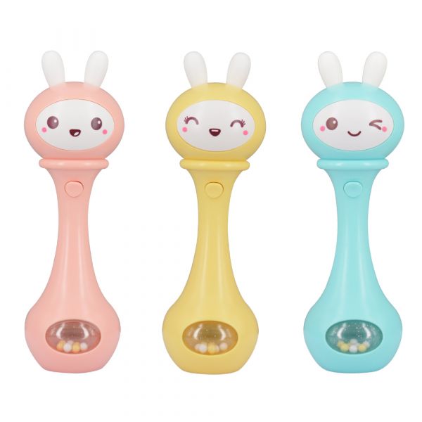Bunny rattle- interactive music rattle 