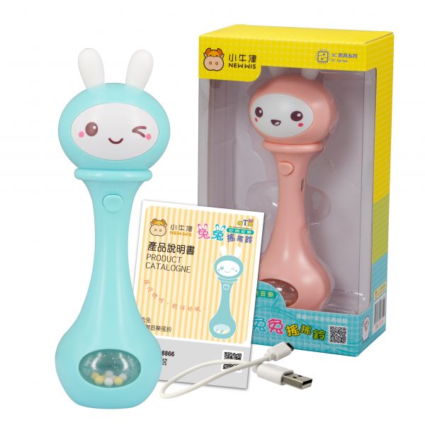 Bunny rattle- interactive music rattle 