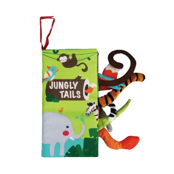 Soft cloth baby books- jungly tails 