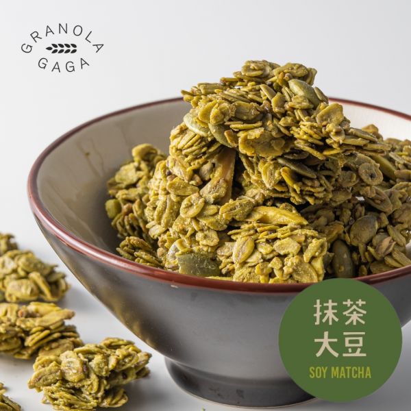 穀卡卡  堅果燕麥片 抹茶大豆口味 