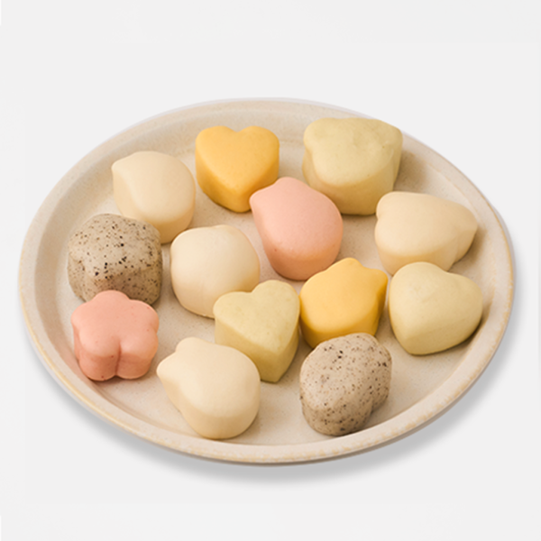 彩色造型迷你饅頭｜無調味｜10M+ 