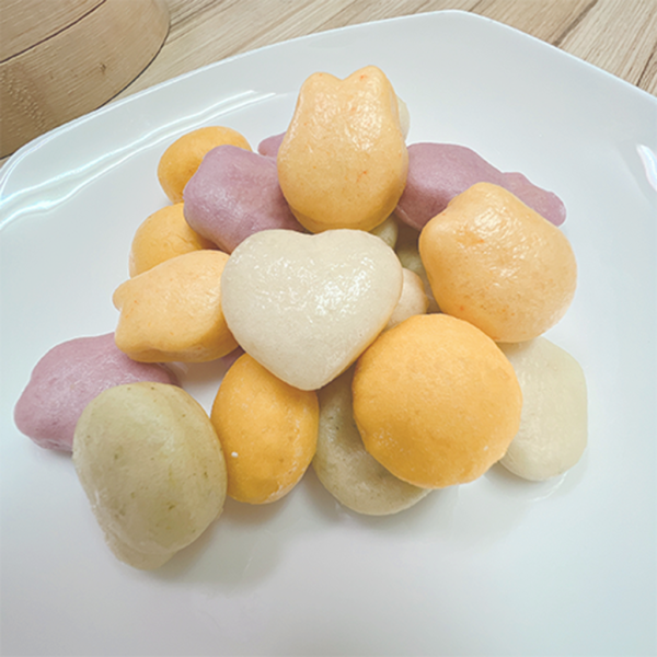 彩色造型迷你饅頭｜無調味｜10M+ 