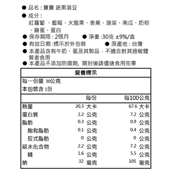 寶寶蔬果溶豆｜無調味｜10M+ 溶豆,童心好食館,副食品,寶寶食物,手指食物,BLW,寶寶水餃,寶寶餛飩,寶寶饅頭,寶寶粥,寶寶飯,寶寶麵,寶寶點心,寶寶燒賣,寶寶糕點,寶寶鬆餅,寶寶丸子,無添加,純天然,粗糧,營養均衡,母嬰