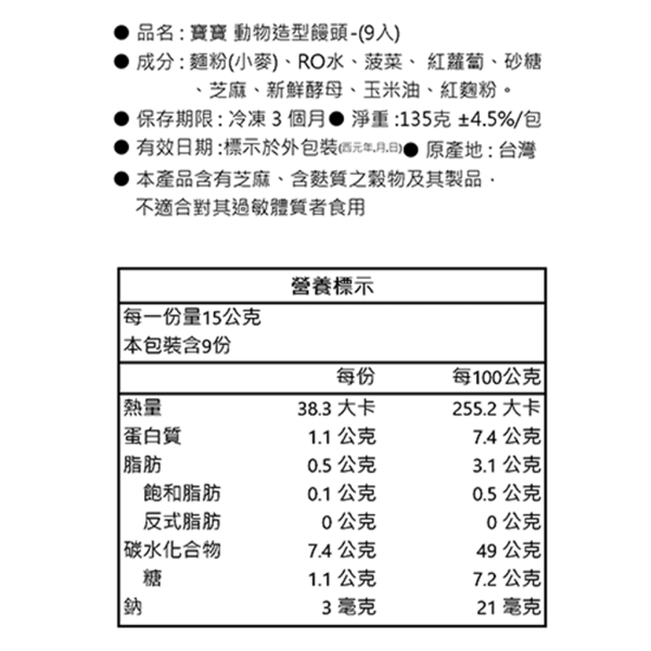 動物造型饅頭｜微調味｜1Y+ 動物造型饅頭、寶寶饅頭推薦、天然酵母饅頭、兒童早餐點心、微甜健康點心、蔬果饅頭、造型可愛饅頭、親子共食、冷凍饅頭、嬰幼兒副食品、無添加點心、營養點心推薦、可愛動物饅頭、寶寶點心首選、健康兒童食品