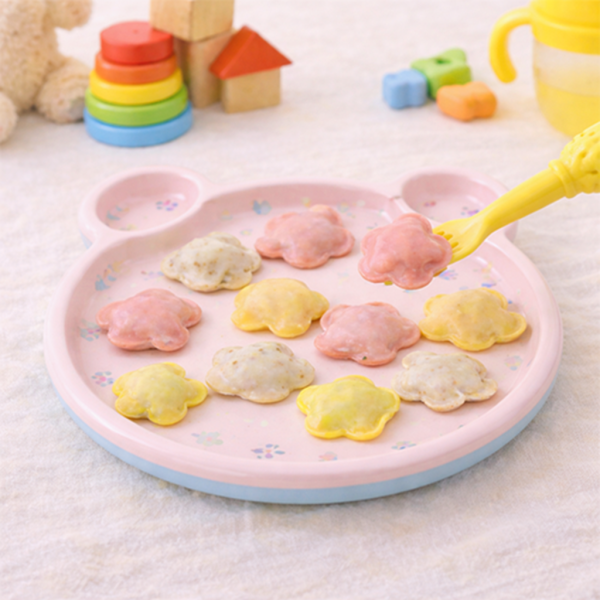 寶寶花花水餃-菠菜紅蘿蔔玉米鮮肉｜微調味｜1Y+ 