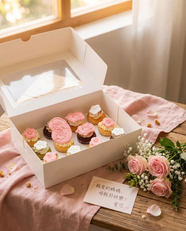 母親節翻糖杯子蛋糕 