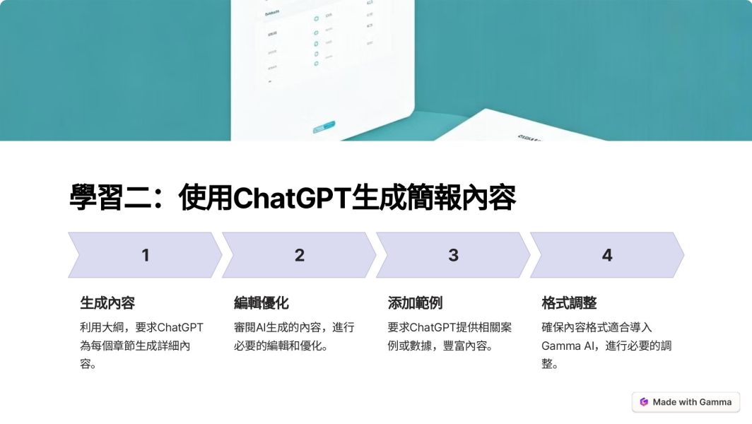 「使用Chat GPT 與 Gamma AI 快速製作簡報」-黃敬峰(阿峰)老師主講 (線上直播+影片) 