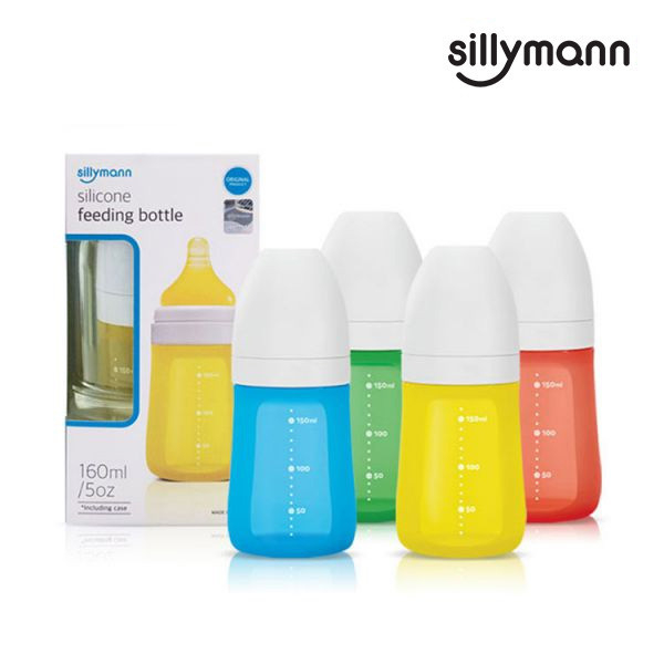 【韓國sillymann】 100%鉑金矽膠奶瓶160ML 