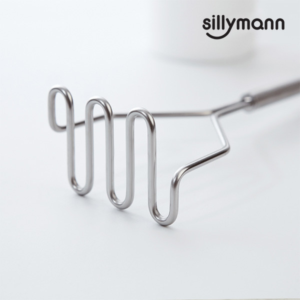 【韓國sillymann】304不鏽鋼輕巧型馬鈴薯搗碎器 sillymann,烘焙,料理,304不鏽鋼,韓國製造,搗碎器,輕巧,窄口徑使用,沸水消毒,可用洗碗機,