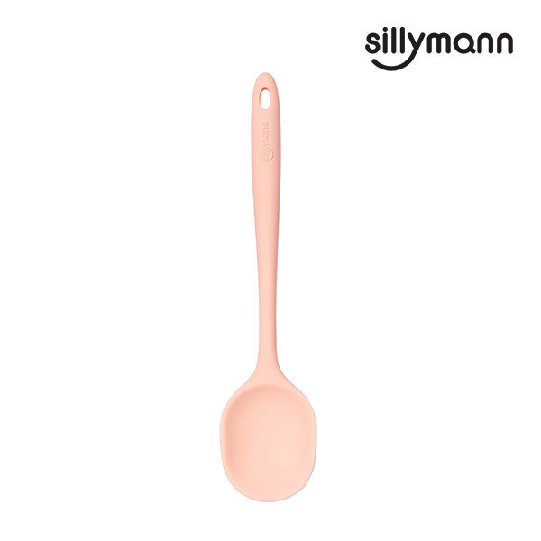 【韓國sillymann】多功能美型100%鉑金矽膠拌炒勺(淡粉) 副食品,分裝盒,鉑金矽膠,安全材質,環保材質,耐高溫,可消毒,紫外線消毒,蒸氣鍋消毒,寶寶用具,嬰兒,好推出,柔軟,不裂開