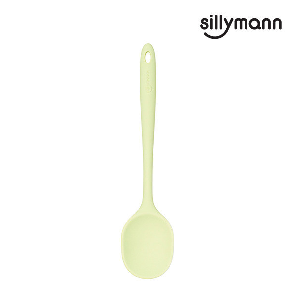 【韓國sillymann】多功能美型100%鉑金矽膠拌炒勺(淡綠) 副食品,分裝盒,鉑金矽膠,安全材質,環保材質,耐高溫,可消毒,紫外線消毒,蒸氣鍋消毒,寶寶用具,嬰兒,好推出,柔軟,不裂開