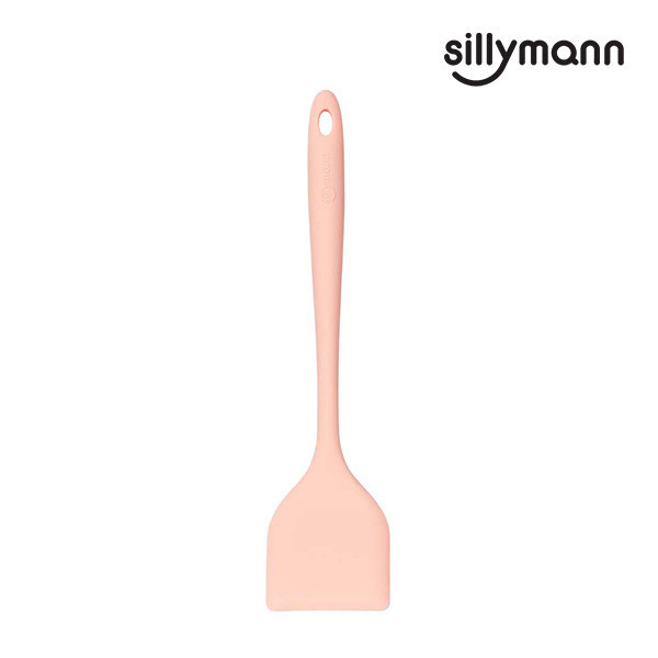 【韓國sillymann】多功能美型100%鉑金矽膠煎鏟(淡粉) 副食品,分裝盒,鉑金矽膠,安全材質,環保材質,耐高溫,可消毒,紫外線消毒,蒸氣鍋消毒,寶寶用具,嬰兒,好推出,柔軟,不裂開