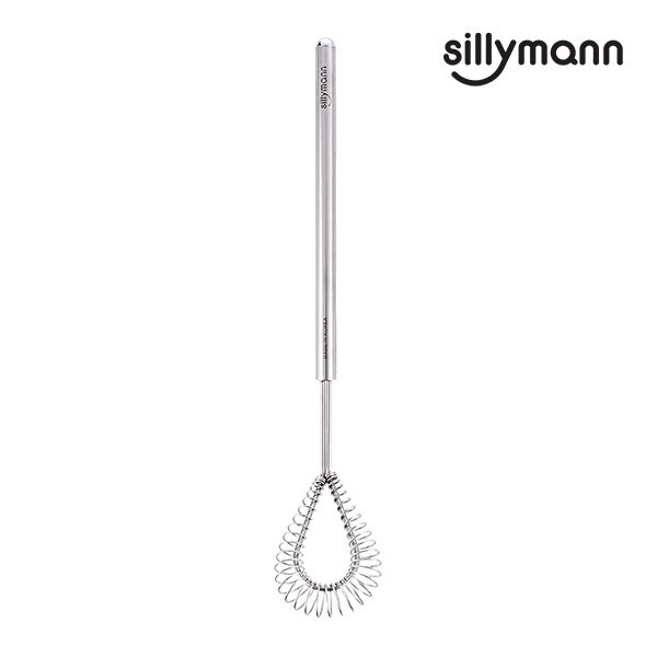 【韓國sillymann】304不鏽鋼輕巧型彈簧打蛋器 sillymann,烘焙,料理,304不鏽鋼,韓國製造,打蛋器,彈簧,輕巧,窄口徑使用,沸水消毒,可用洗碗機,