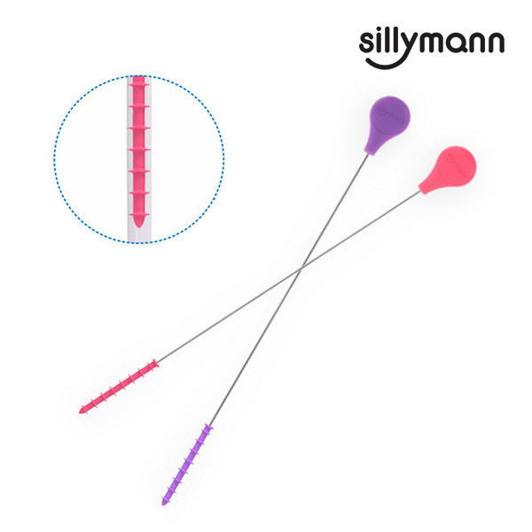 【韓國sillymann】 100%鉑金矽膠吸管專用刷 