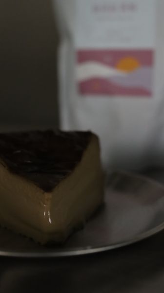 桂花紅半熟乳酪 桂花紅茶巴斯克, 桂花乳酪蛋糕, 花茶巴斯克, 半熟茶蛋糕, 桂花甜點, 紅茶甜點, 桂花茶香蛋糕