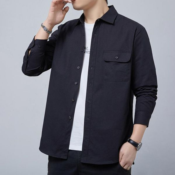 輕韻工裝休閒襯衫長袖 - 7配色 （限時特賣 - 5折） 幕峰MuFeng,男裝特賣,5折優惠,快閃活動,限時出清,網路購物,男裝品牌,超值優惠,時尚穿搭,2025特賣