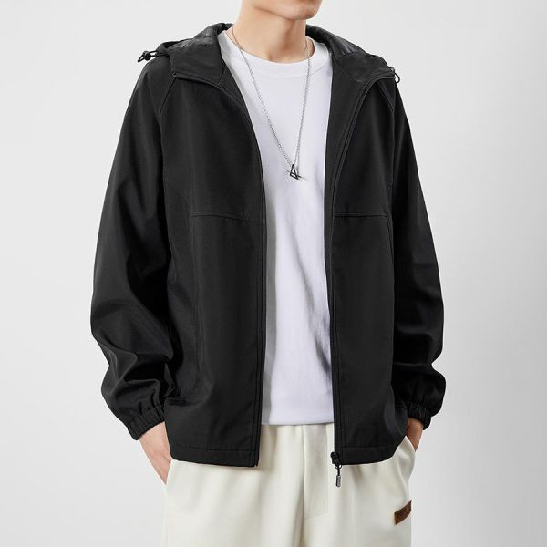 輕奢防風連帽外套 - 2配色（限時特賣 - 5折） 幕峰MuFeng,男裝特賣,5折優惠,快閃活動,限時出清,網路購物,男裝品牌,超值優惠,時尚穿搭,2025特賣