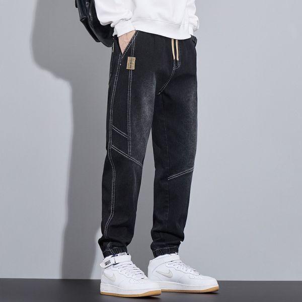 締拘休閒縮口牛仔長褲 - 4配色（限時特賣 - 5折） 幕峰MuFeng,男裝特賣,5折優惠,快閃活動,限時出清,網路購物,男裝品牌,超值優惠,時尚穿搭,2026特賣