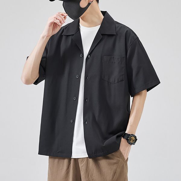 冰墜休閒襯衫短袖 - 4配色 幕峰,班服,團服,外套,褲子,襯衫,男裝,牛仔褲,網路購物,購物