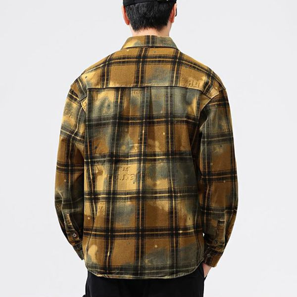 昔懷復古格子休閒外套 - 2配色（限時特賣 - 5折） 幕峰MuFeng,男裝特賣,5折優惠,快閃活動,限時出清,網路購物,男裝品牌,超值優惠,時尚穿搭,2026特賣