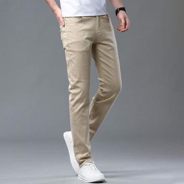 歐皇彈力修身牛仔長褲 - 1配色（限時特賣 - 5折） 幕峰MuFeng,男裝特賣,5折優惠,快閃活動,限時出清,網路購物,男裝品牌,超值優惠,時尚穿搭,2026特賣