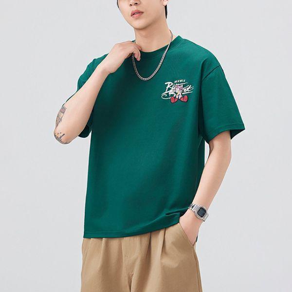 原子重磅刺繡印花潮流短袖 - 4配色（限時特賣 - 5折） 幕峰MuFeng,男裝特賣,5折優惠,快閃活動,限時出清,網路購物,男裝品牌,超值優惠,時尚穿搭,2026特賣