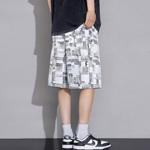 格町透氣休閒短褲 - 3配色（限時特賣 - 5折） 幕峰MuFeng,男裝特賣,5折優惠,快閃活動,限時出清,網路購物,男裝品牌,超值優惠,時尚穿搭,2025特賣