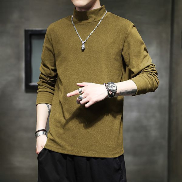 簡約半高領休閒長袖 - 8配色（限時特賣 - 5折） 幕峰MuFeng,男裝特賣,5折優惠,快閃活動,限時出清,網路購物,男裝品牌,超值優惠,時尚穿搭,2026特賣