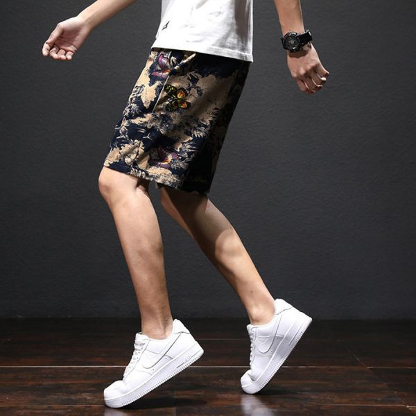 蝶染休閒短褲 - 1配色（限時特賣 - 5折） 幕峰MuFeng,男裝特賣,5折優惠,快閃活動,限時出清,網路購物,男裝品牌,超值優惠,時尚穿搭,2025特賣