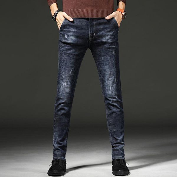 雄豪彈力修身牛仔長褲 - 1配色（限時特賣 - 5折） 幕峰MuFeng,男裝特賣,5折優惠,快閃活動,限時出清,網路購物,男裝品牌,超值優惠,時尚穿搭,2026特賣