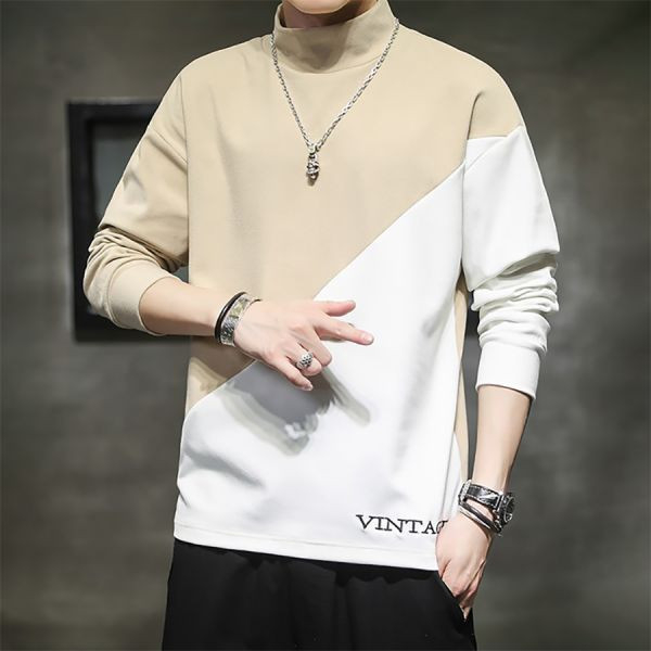 奎格半高領休閒長袖 - 3配色（限時特賣 - 5折） 幕峰MuFeng,男裝特賣,5折優惠,快閃活動,限時出清,網路購物,男裝品牌,超值優惠,時尚穿搭,2025特賣