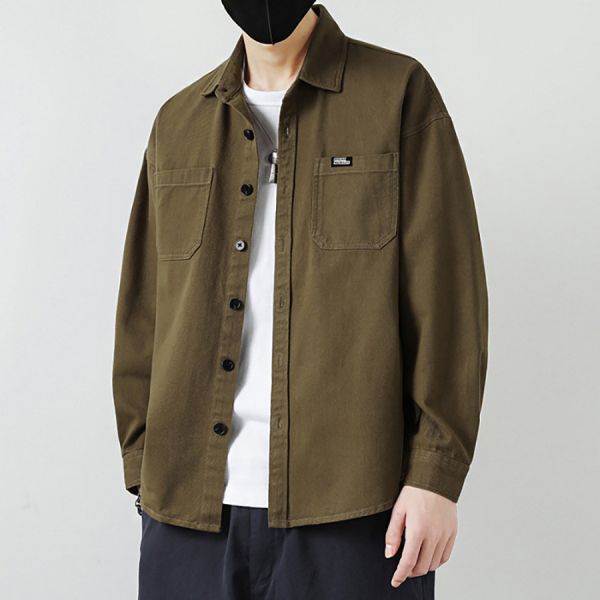 銳峰工裝休閒襯衫外套 - 4配色 幕峰,班服,團服,外套,褲子,襯衫,男裝,牛仔褲,網路購物,購物