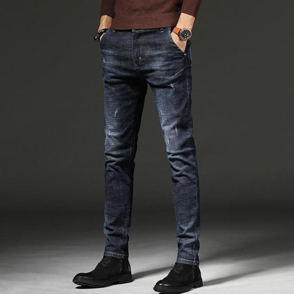 雄豪彈力修身牛仔長褲 - 1配色（限時特賣 - 5折） 幕峰MuFeng,男裝特賣,5折優惠,快閃活動,限時出清,網路購物,男裝品牌,超值優惠,時尚穿搭,2026特賣