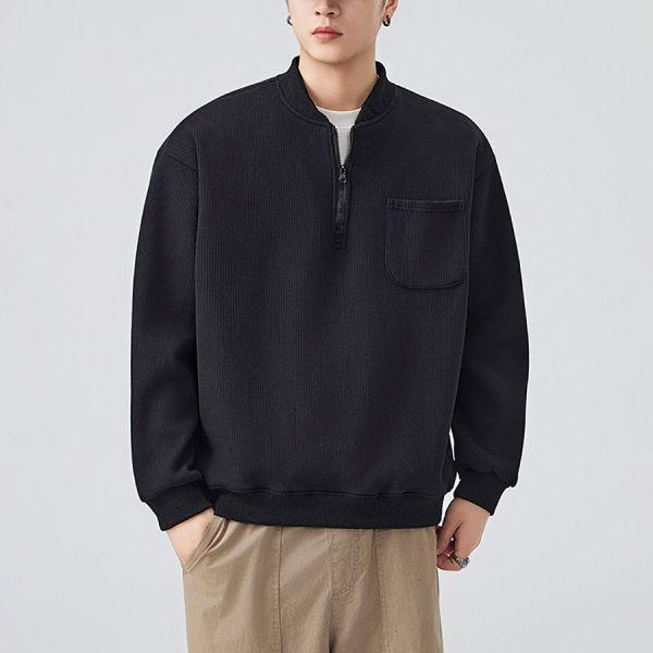 勁序重磅加厚潮流半拉鍊長袖 - 3配色（限時特賣 - 5折） 幕峰MuFeng,男裝特賣,5折優惠,快閃活動,限時出清,網路購物,男裝品牌,超值優惠,時尚穿搭,2026特賣