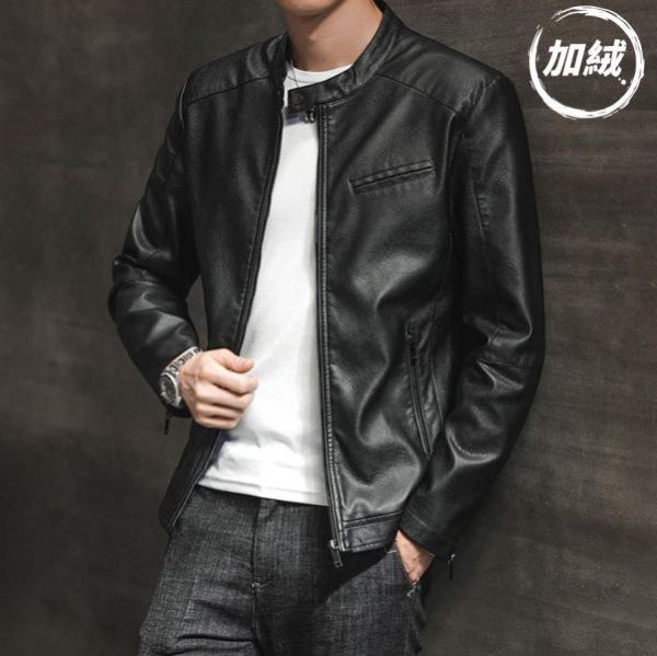 傲爵潮流皮衣外套 - 3配色（加絨）（限時特賣 - 5折） 幕峰MuFeng,男裝特賣,5折優惠,快閃活動,限時出清,網路購物,男裝品牌,超值優惠,時尚穿搭,2026特賣