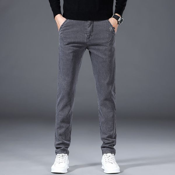 華格彈力休閒長褲 - 3配色（限時特賣 - 5折） 幕峰MuFeng,男裝特賣,5折優惠,快閃活動,限時出清,網路購物,男裝品牌,超值優惠,時尚穿搭,2025特賣