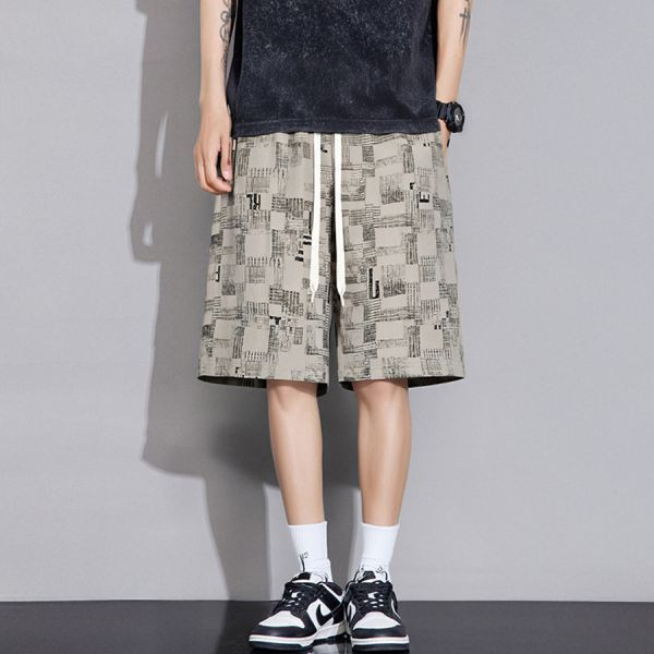 格町透氣休閒短褲 - 3配色（限時特賣 - 5折） 幕峰MuFeng,男裝特賣,5折優惠,快閃活動,限時出清,網路購物,男裝品牌,超值優惠,時尚穿搭,2025特賣