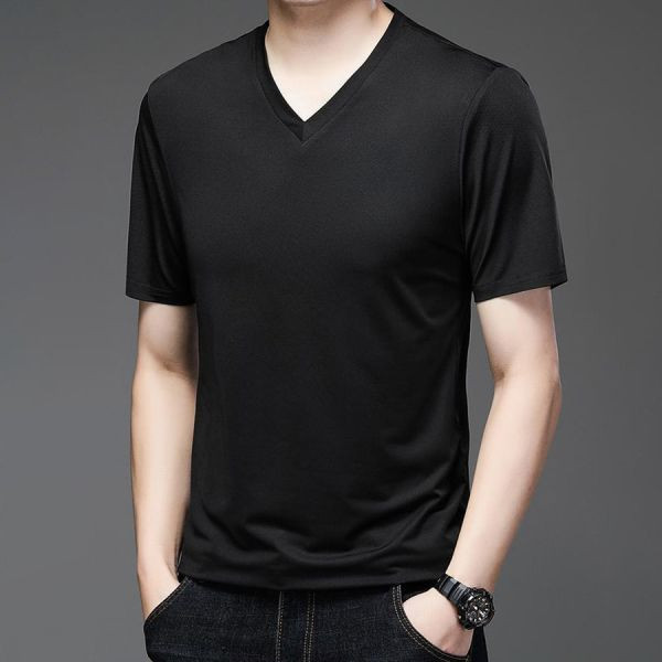 簡約透氣彈力休閒短袖 - 5配色（限時特賣 - 5折） 幕峰MuFeng,男裝特賣,5折優惠,快閃活動,限時出清,網路購物,男裝品牌,超值優惠,時尚穿搭,2025特賣