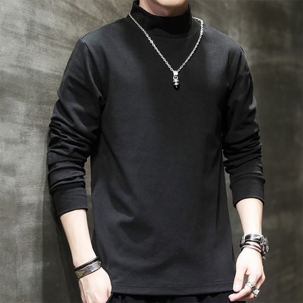 簡約半高領休閒長袖 - 8配色（限時特賣 - 5折） 幕峰MuFeng,男裝特賣,5折優惠,快閃活動,限時出清,網路購物,男裝品牌,超值優惠,時尚穿搭,2026特賣