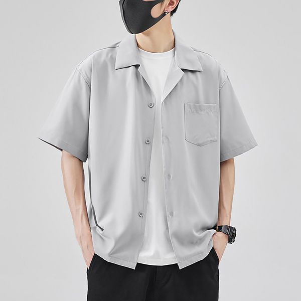 冰墜休閒襯衫短袖 - 4配色 幕峰,班服,團服,外套,褲子,襯衫,男裝,牛仔褲,網路購物,購物