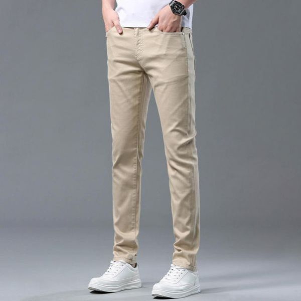 歐皇彈力修身牛仔長褲 - 1配色（限時特賣 - 5折） 幕峰MuFeng,男裝特賣,5折優惠,快閃活動,限時出清,網路購物,男裝品牌,超值優惠,時尚穿搭,2026特賣