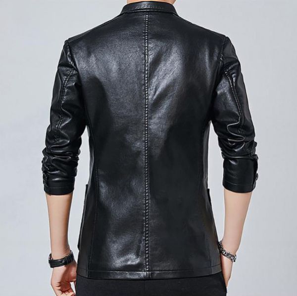 雅帝潮流修身皮衣外套 - 3配色（限時特賣 - 5折） 幕峰MuFeng,男裝特賣,5折優惠,快閃活動,限時出清,網路購物,男裝品牌,超值優惠,時尚穿搭,2025特賣