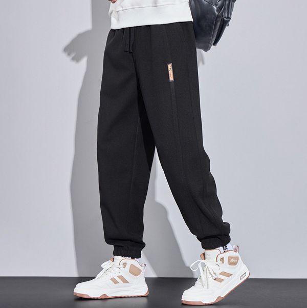 星紋重磅縮口毛絨長褲 - 3配色（限時特賣 - 5折） 幕峰MuFeng,男裝特賣,5折優惠,快閃活動,限時出清,網路購物,男裝品牌,超值優惠,時尚穿搭,2026特賣